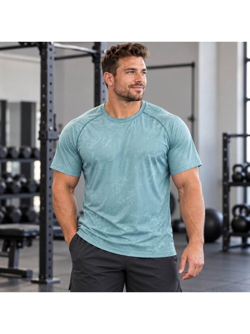 Lululemon Men’s XL Blue Short Sleeve Training Gym Shirt